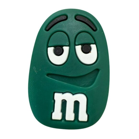 Set Of 3 Fun Croc Food Shoe Charms - M&M Hamburger & Cookie Jar Shapes Colorful - Picture 3 of 5